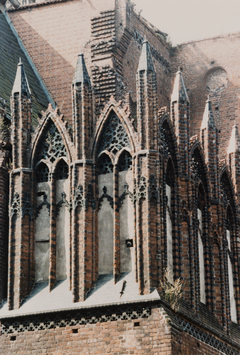 Vorschaubild Wismar: St. Georgen, Kapelle am Chor an der Nordseite (Foto 1982)